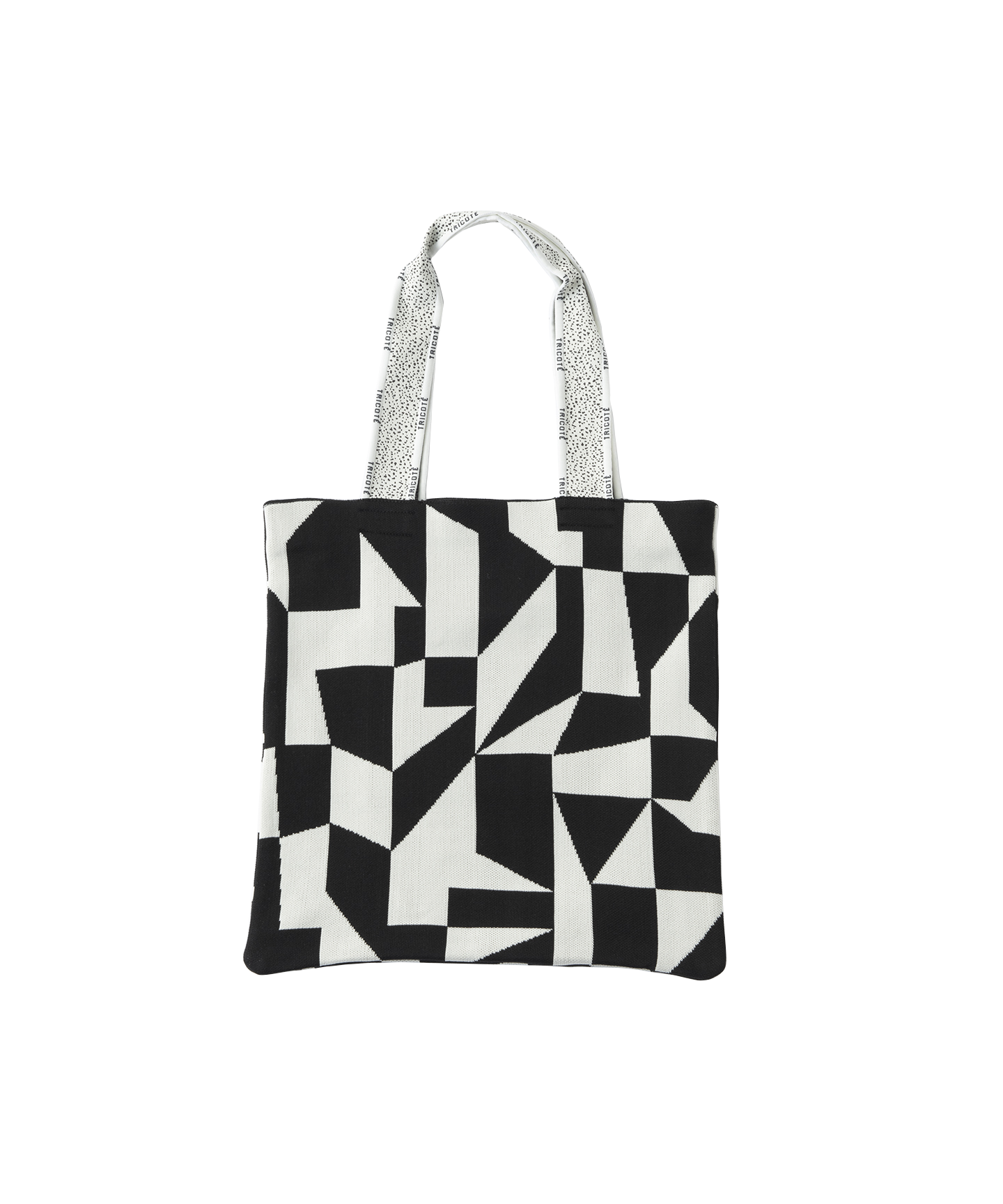 Checkered discount print tote