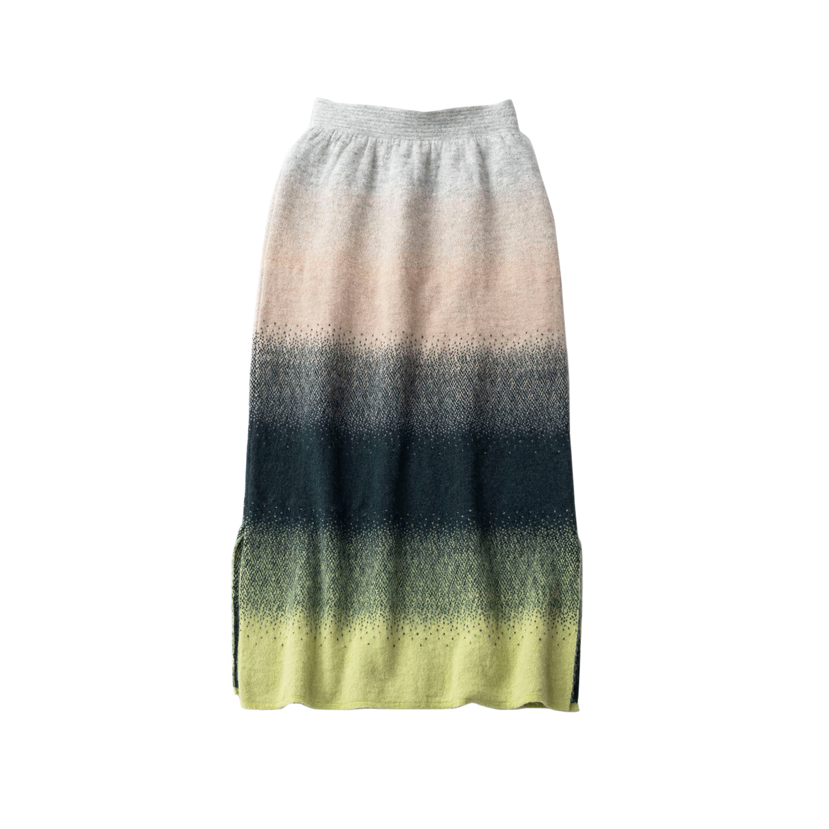 GRADATION SHAGGY SKIRT