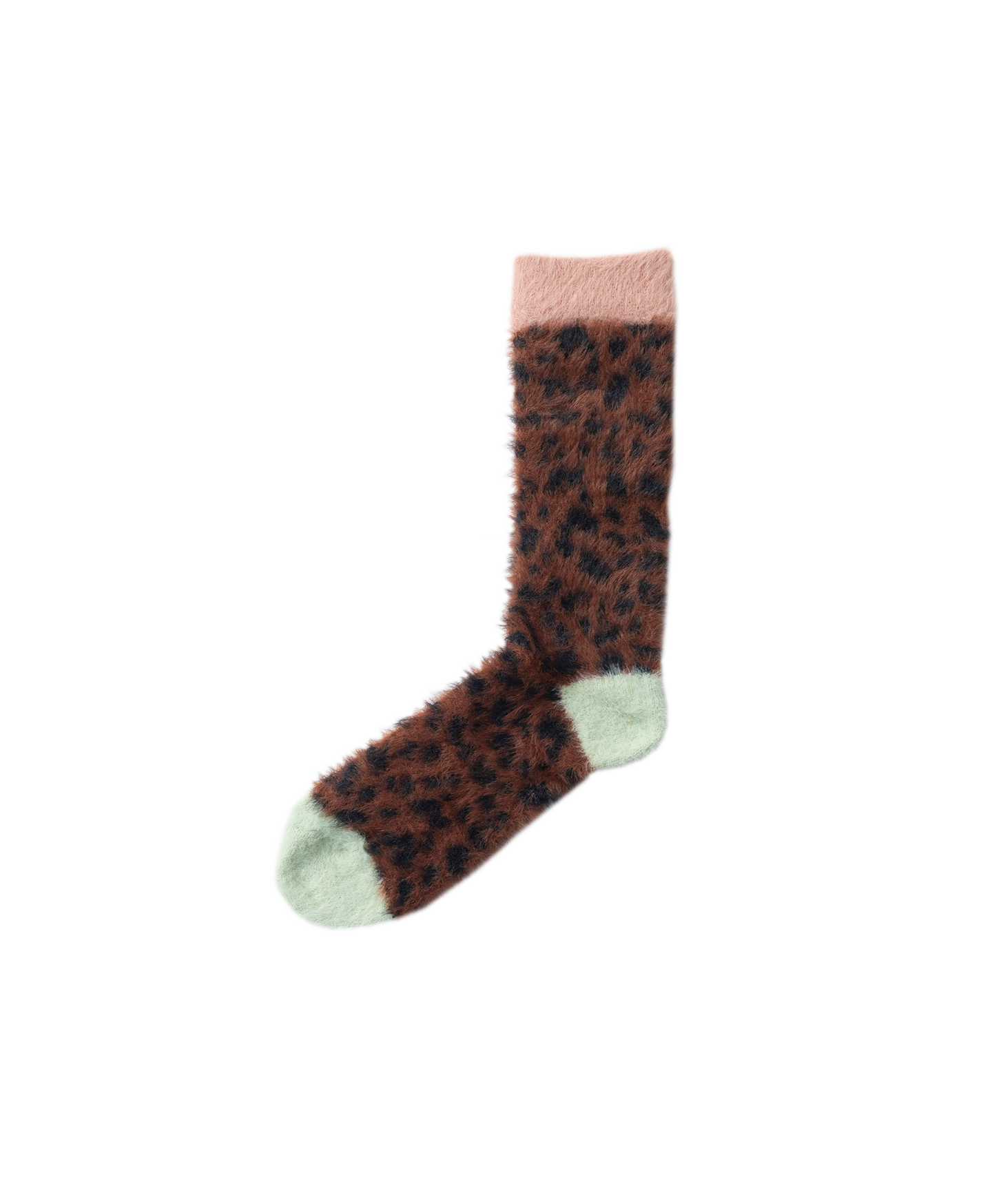 LEOPARD PATTERN ROOM SOCKS