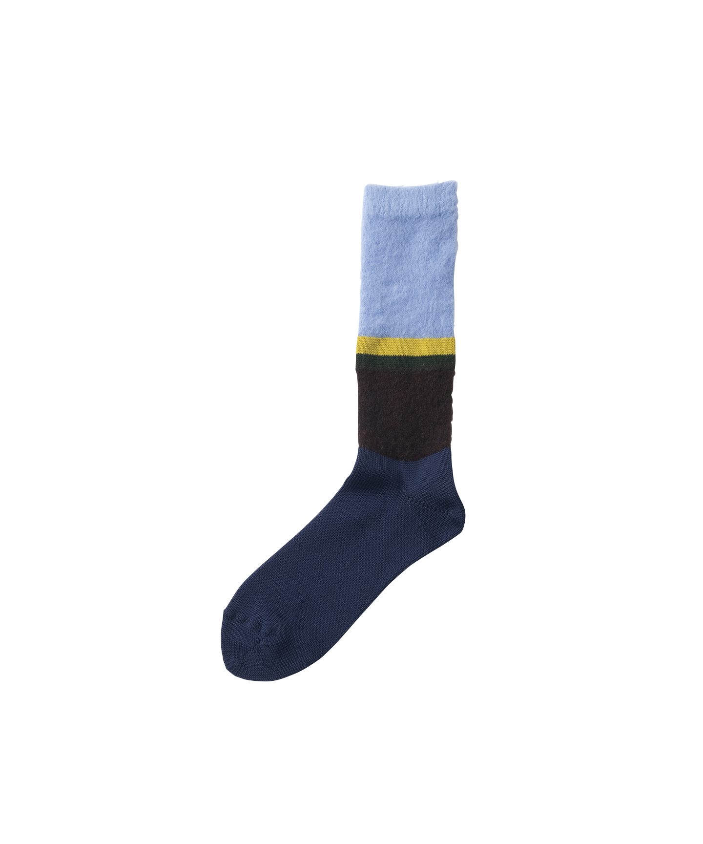 STRIPE SHAGGY HIGH SOCKS