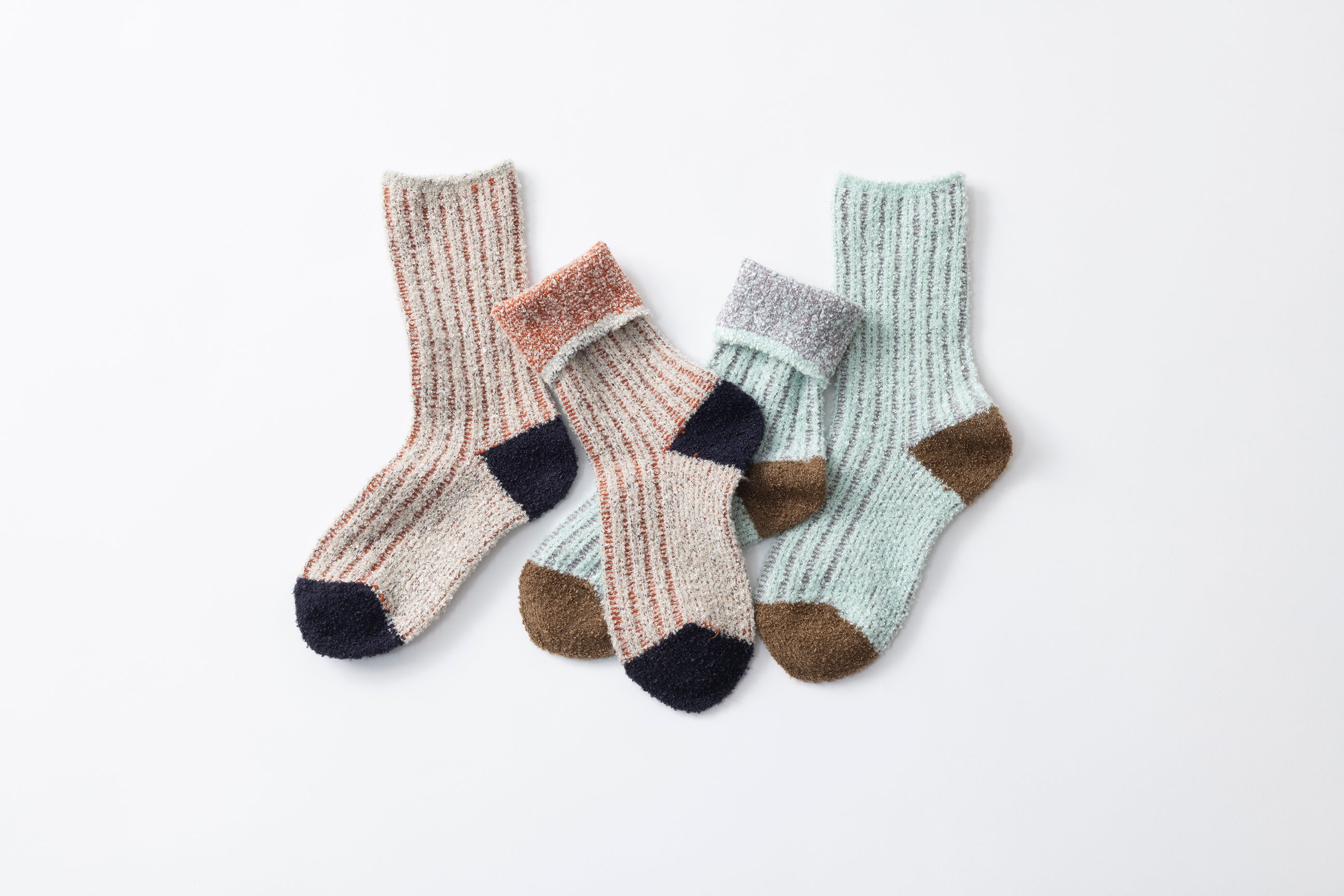 FOLDED RIB SOCKS