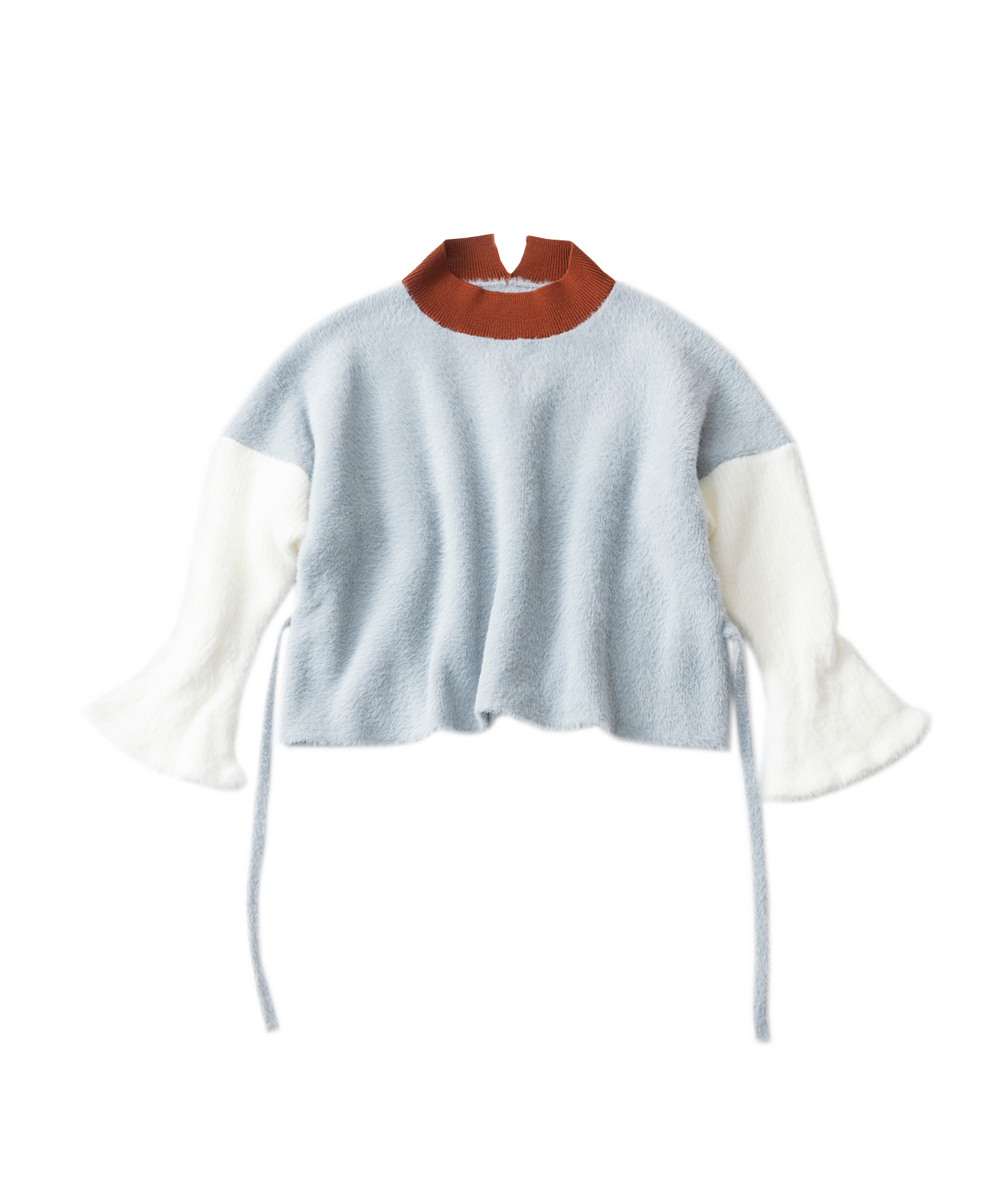 BICOLOUR KNIT TOPS