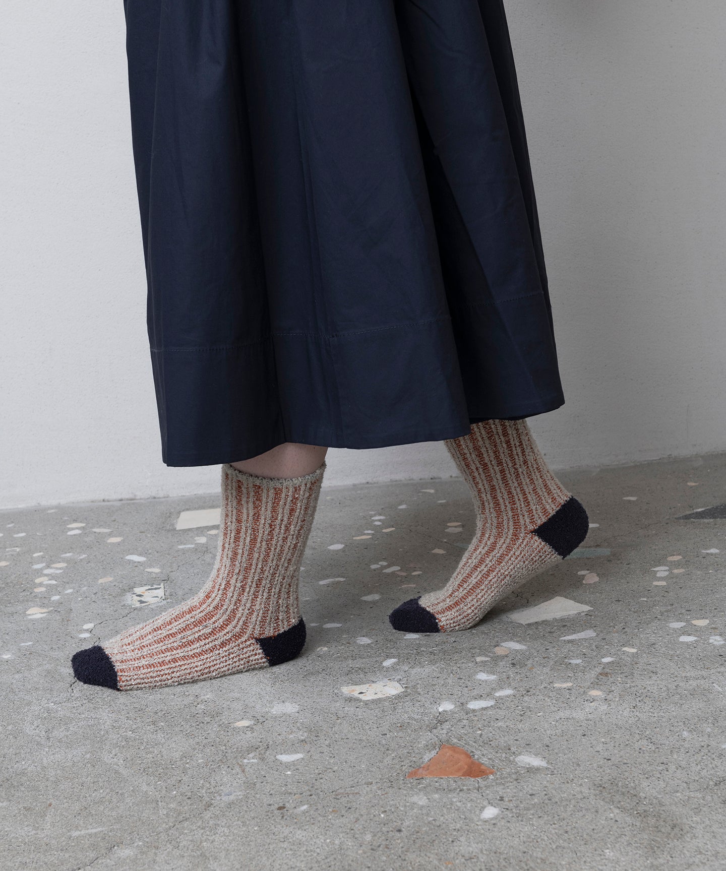 FOLDED RIB SOCKS