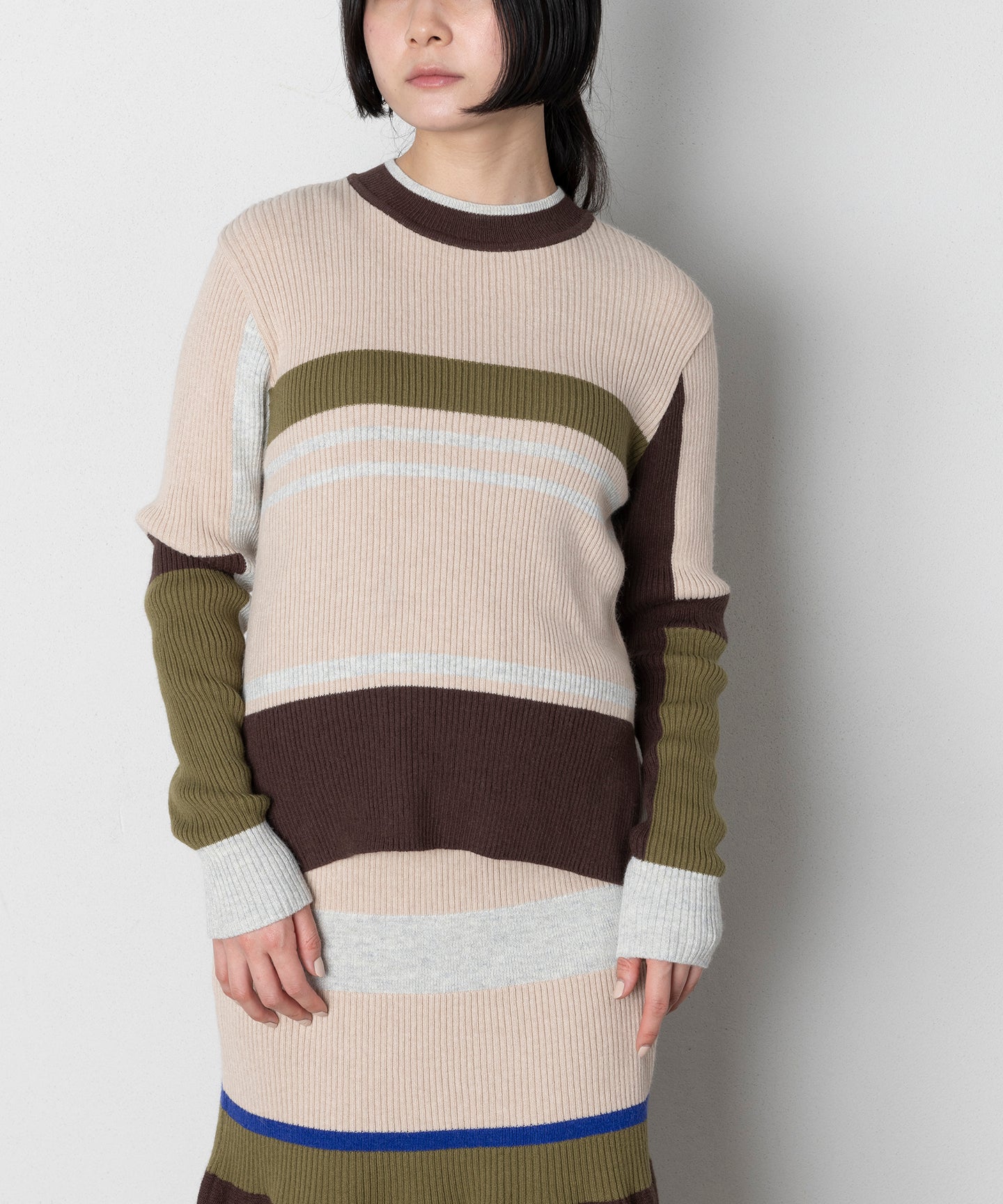 STRIPE RIB SWEATER