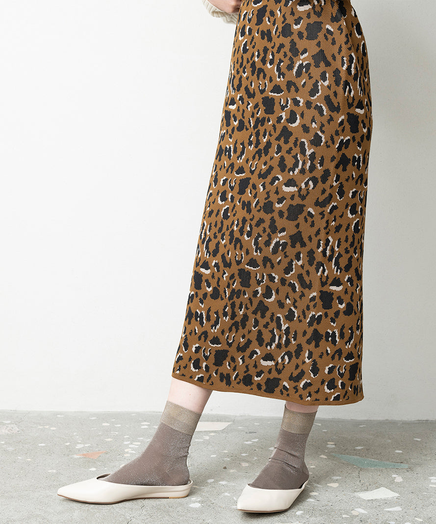 LEOPARD PATTERN SKIRT