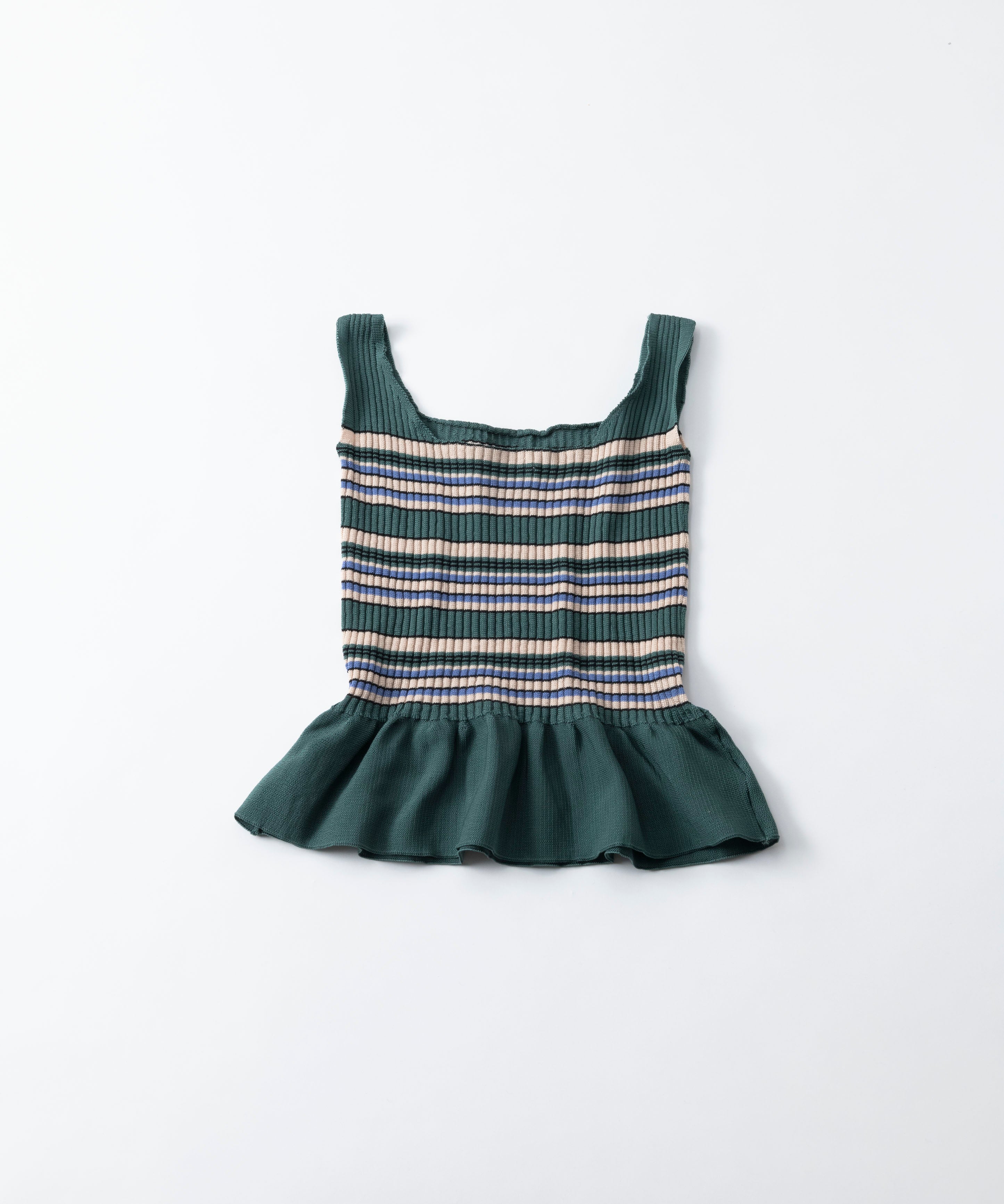 BORDER KNIT TANKTOP