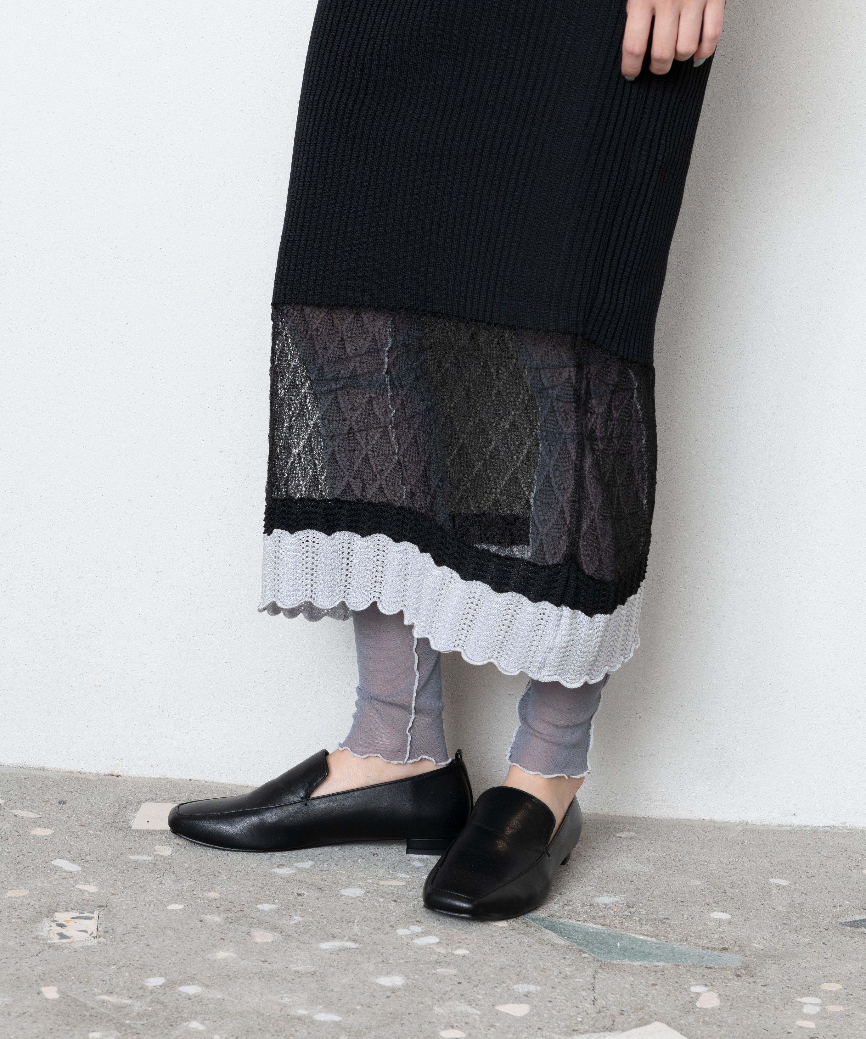 CAMEL】『WEB限定』TRICOTE SHEER LINE SKIRT | austral-dynamics.mwf